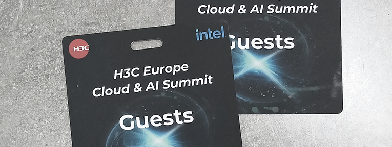 Custom H3C summit attendee badges