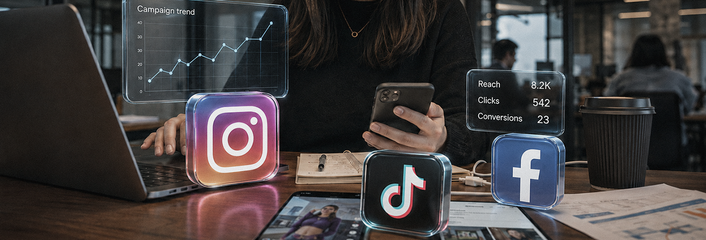 Integrated social media advertising operations